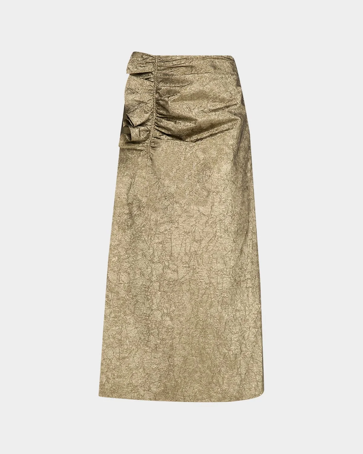 Ellis Taffeta Midi Skirt - 1