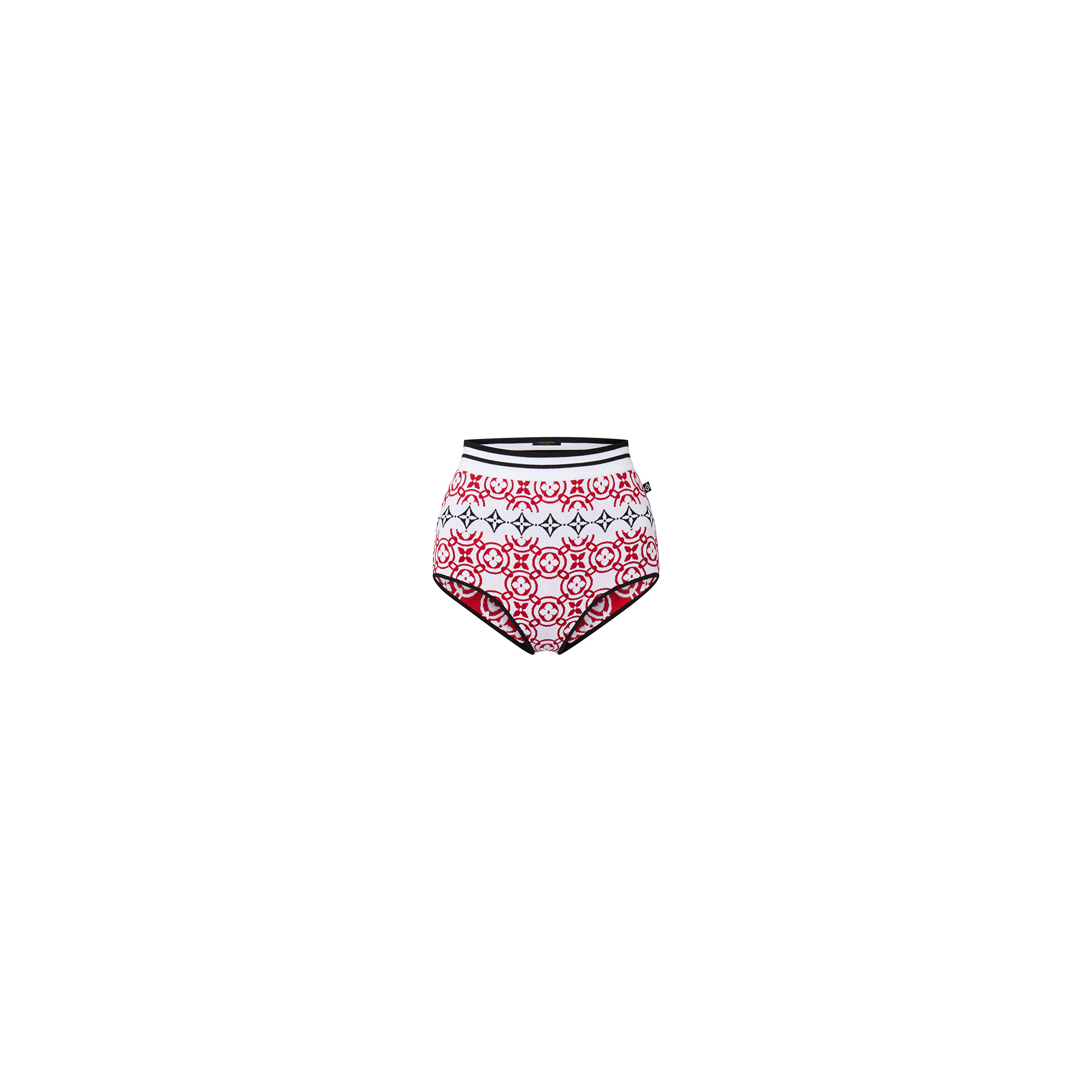 Monogram Flower Tile Jacquard Briefs - 1