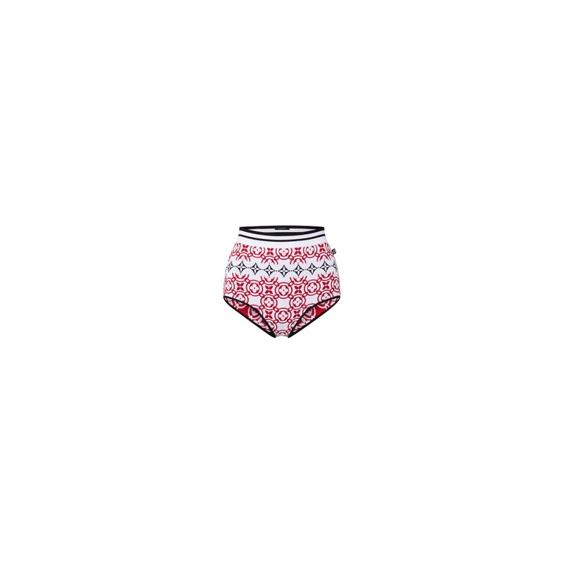 Monogram Flower Tile Jacquard Briefs 1