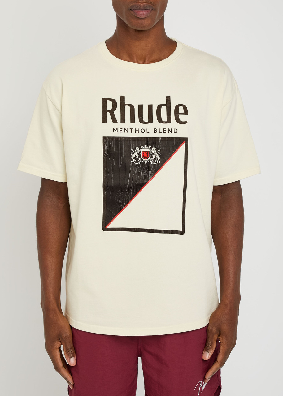Rhude Collins Fumar Printed Cotton T-shirt - 2