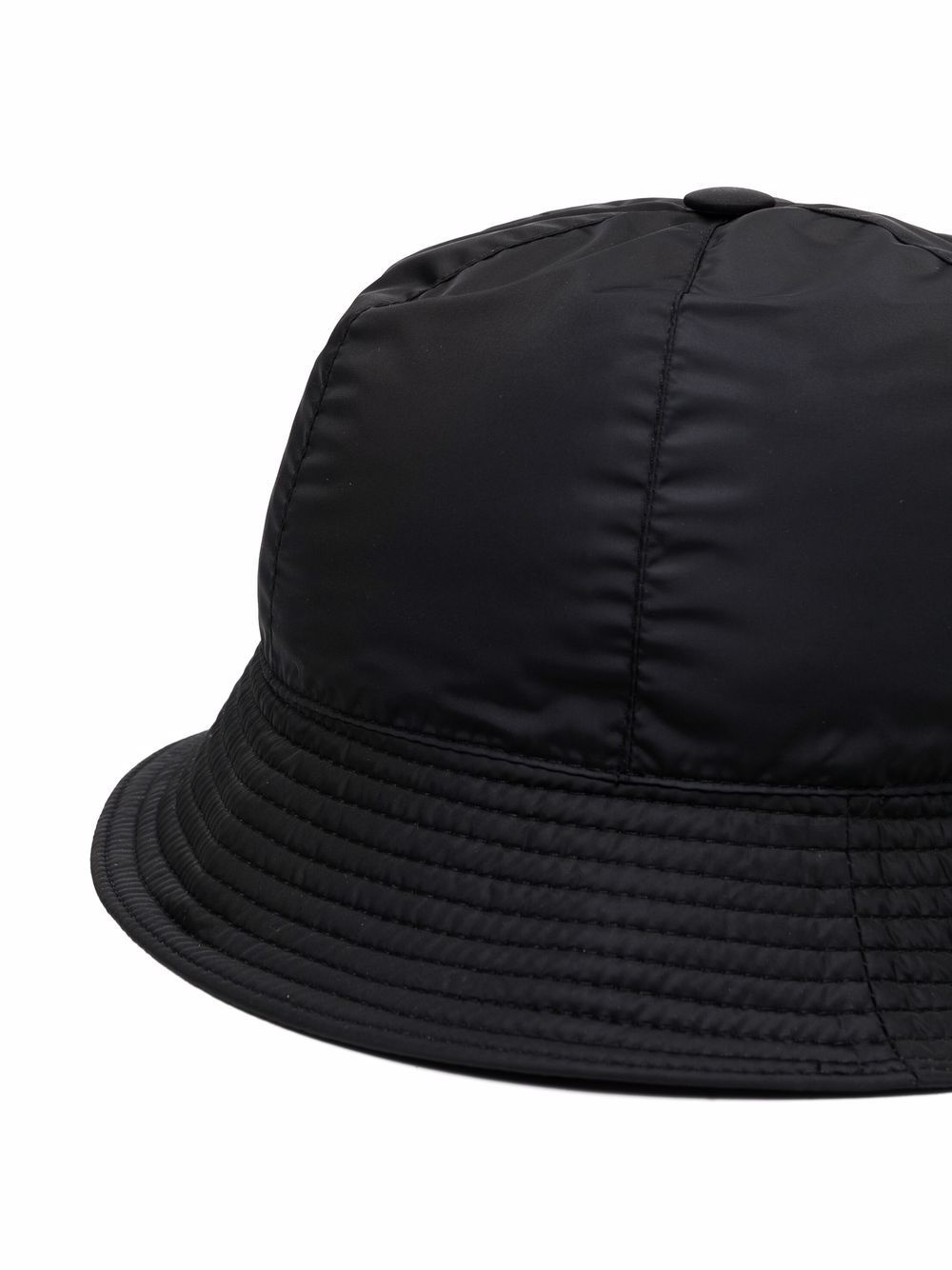 logo plaque padded bucket hat - 2