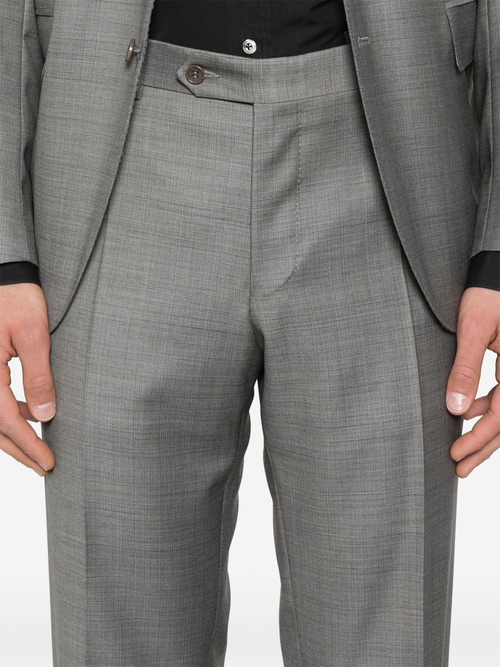 wool single-breasted suit - 5