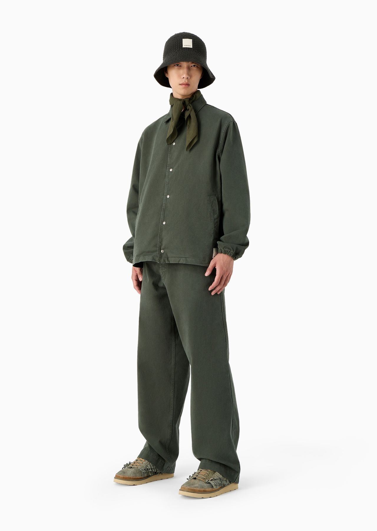 Emporio Armani Sustainability Values Capsule Collection organic bull trousers - 4