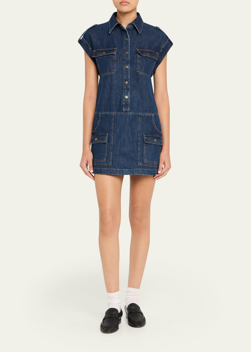 RE/DONE The Arizona Denim Mini Dress outlook