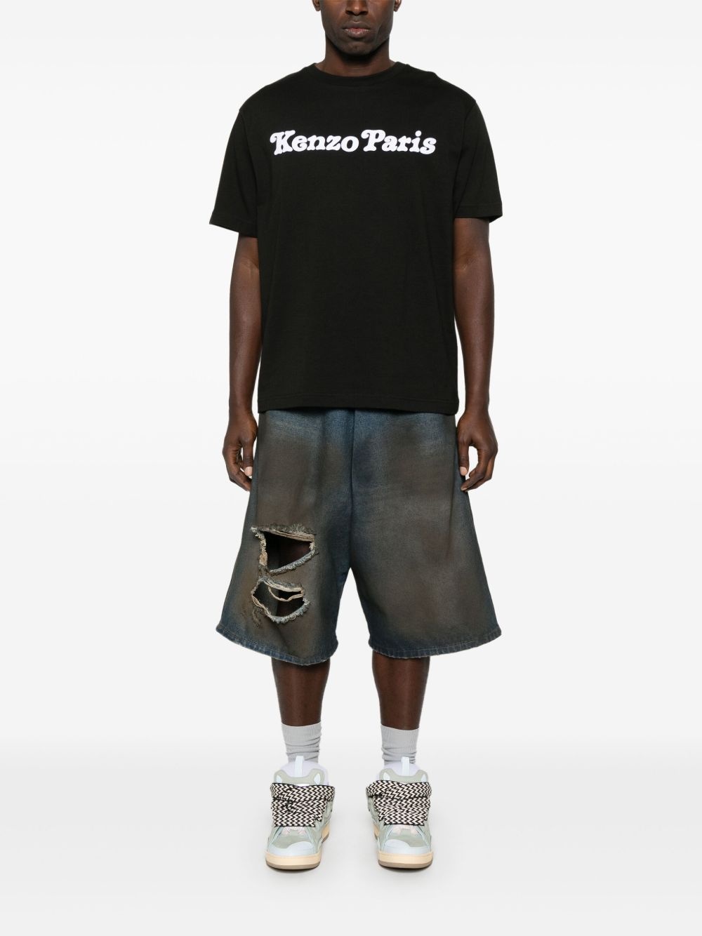 x Verdy flocked-logo T-shirt - 2