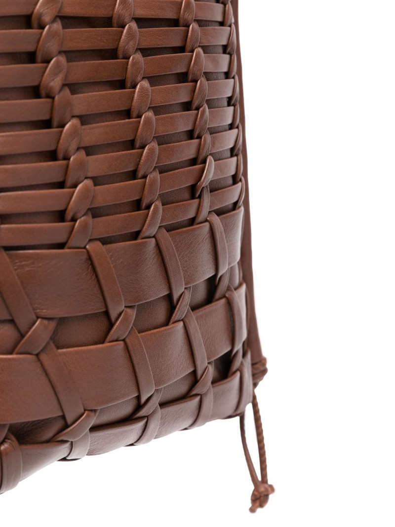 Trena interwoven leather bag 4