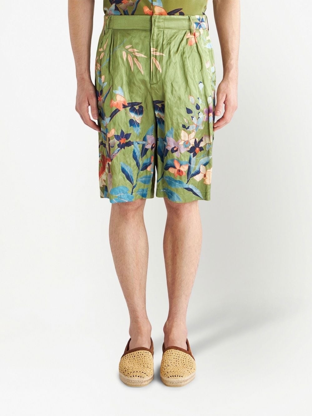 floral-print deck shorts - 3