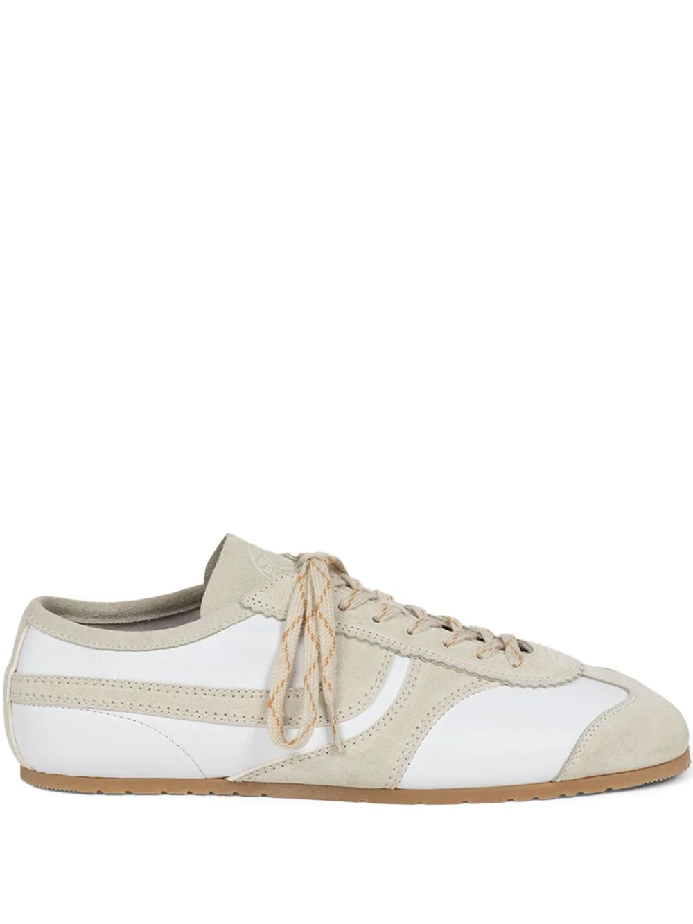 suede-panel sneakers - 1