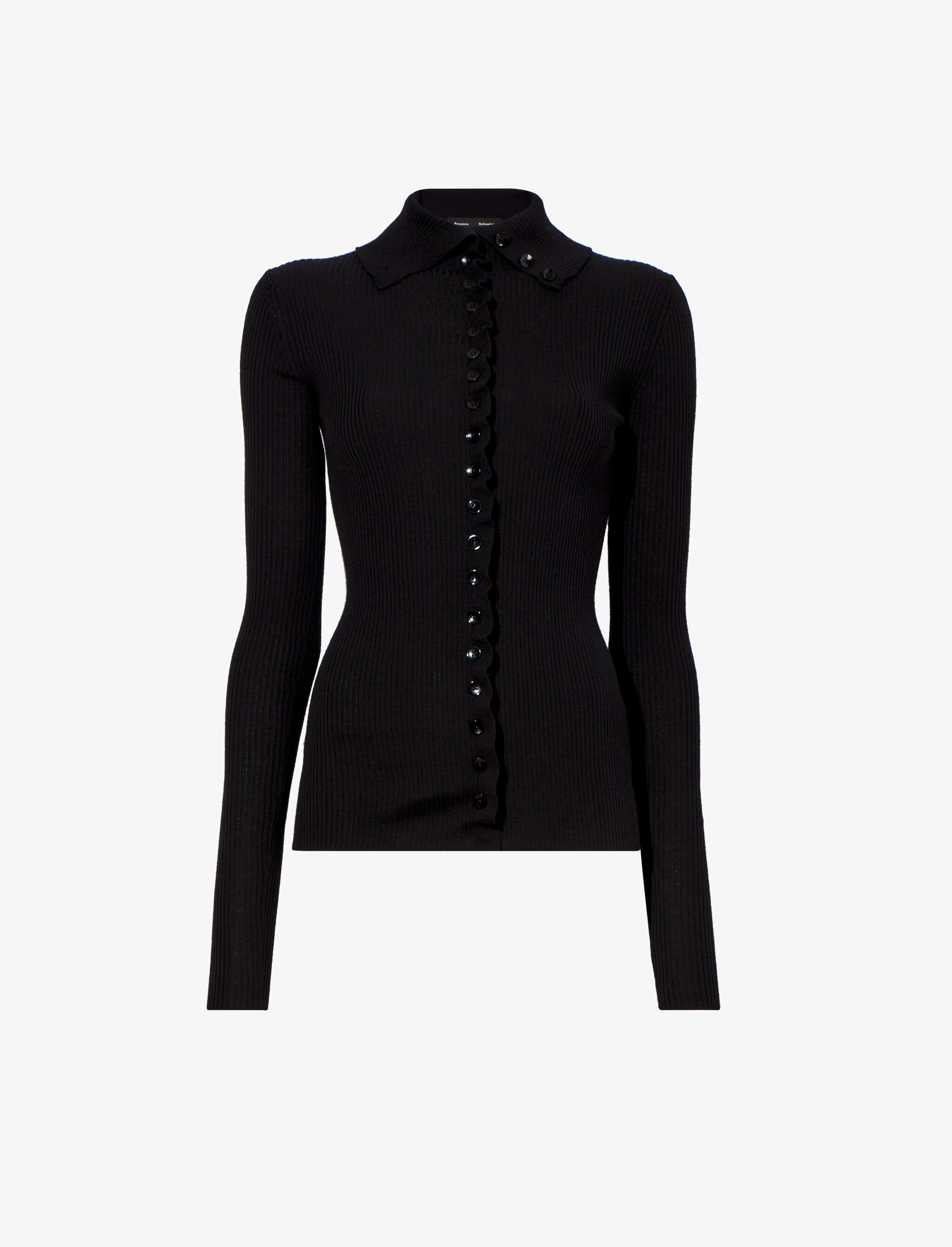 Eco Superfine Merino Button Down Sweater - 1