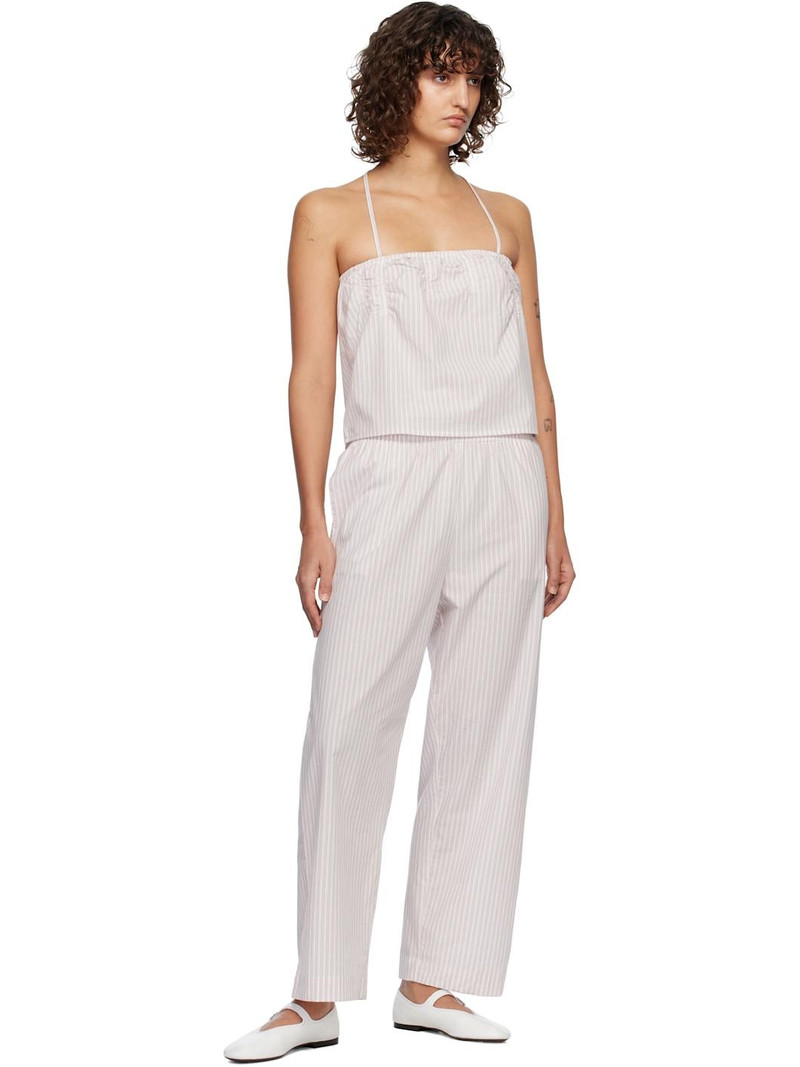 DEIJI STUDIOS White & Pink Tube Top outlook