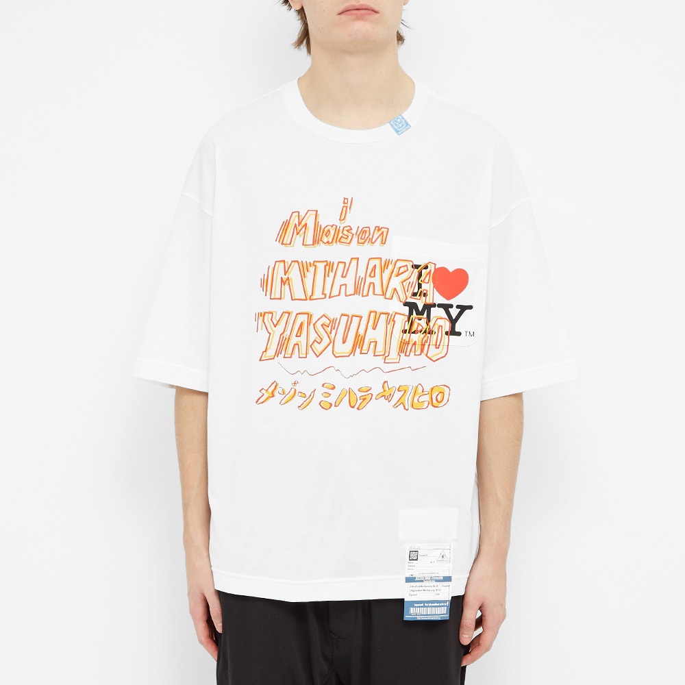 Maison MIHARA YASUHIRO I Love MY Tee - 3