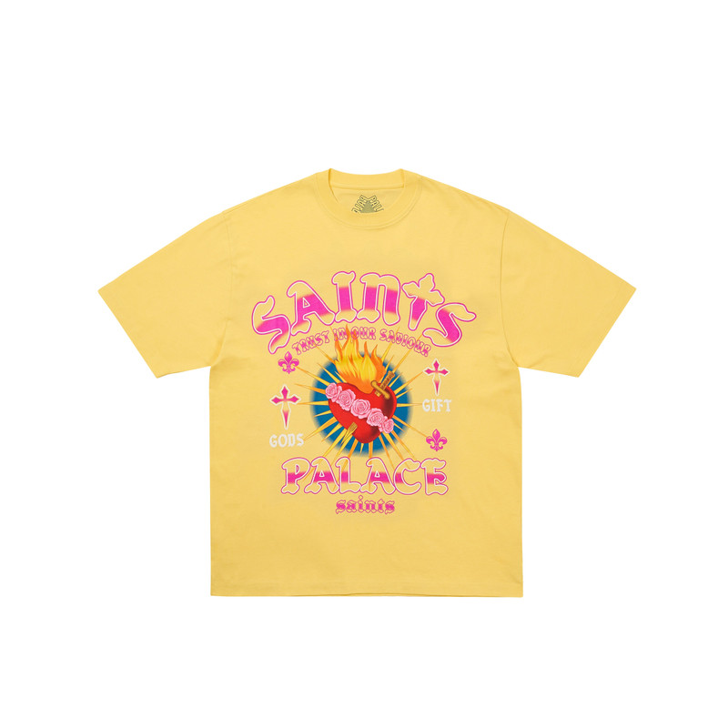 GODS GIFT T-SHIRT BLESSED YELLOW 1