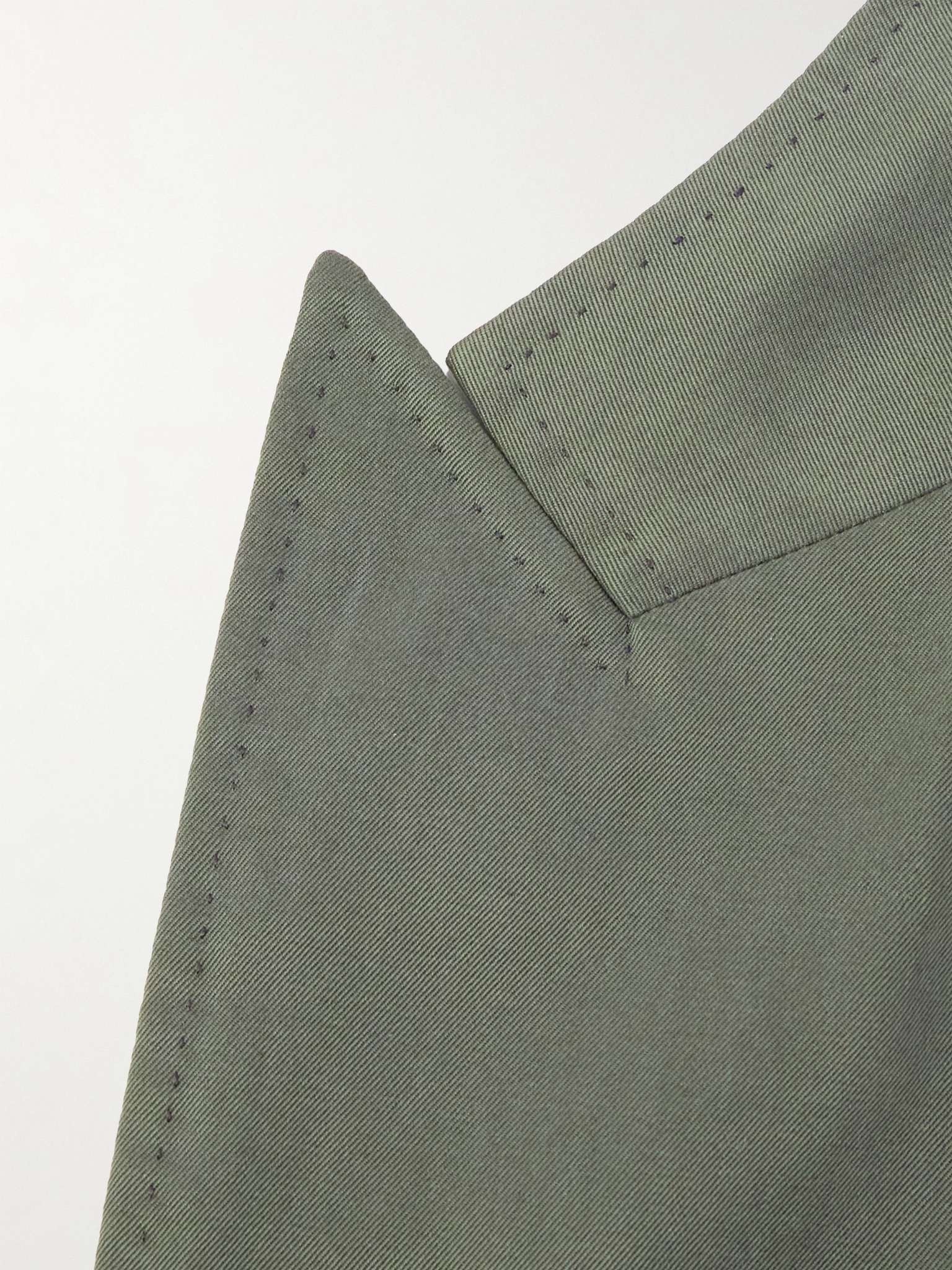 Double-Breasted Silk and Cashmere-Blend Twill Suit Jacket - 3