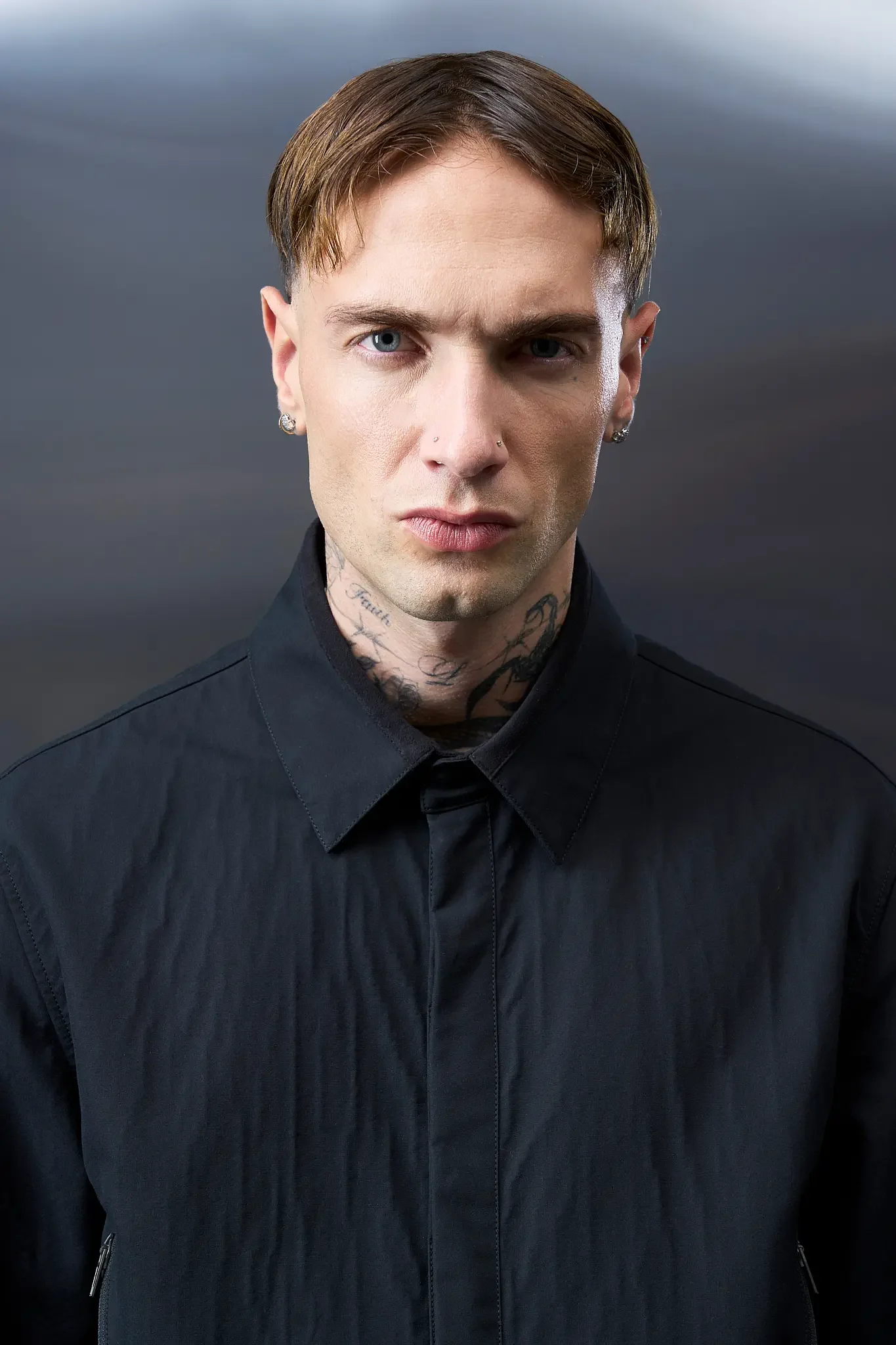 ACRONYM LA10A-SD Stotz® EtaProof™ Double Layer Weave Shirt Jacket Black |  REVERSIBLE