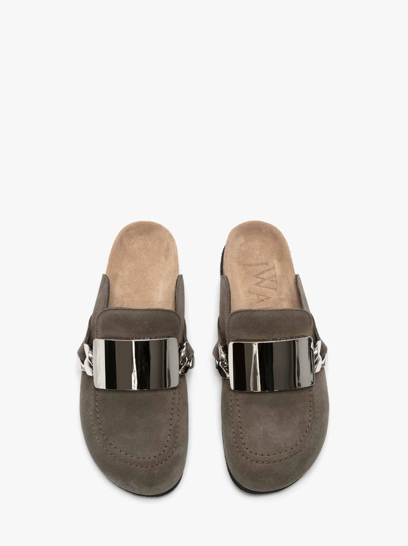GOURMET CHAIN LOAFER MULES 4