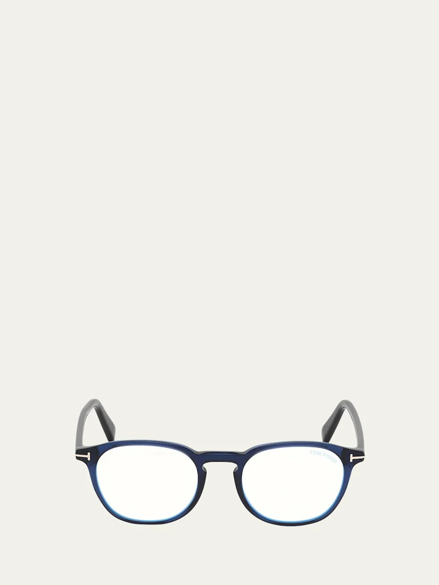 Men's Two-Tone Square Optical Frames - 1