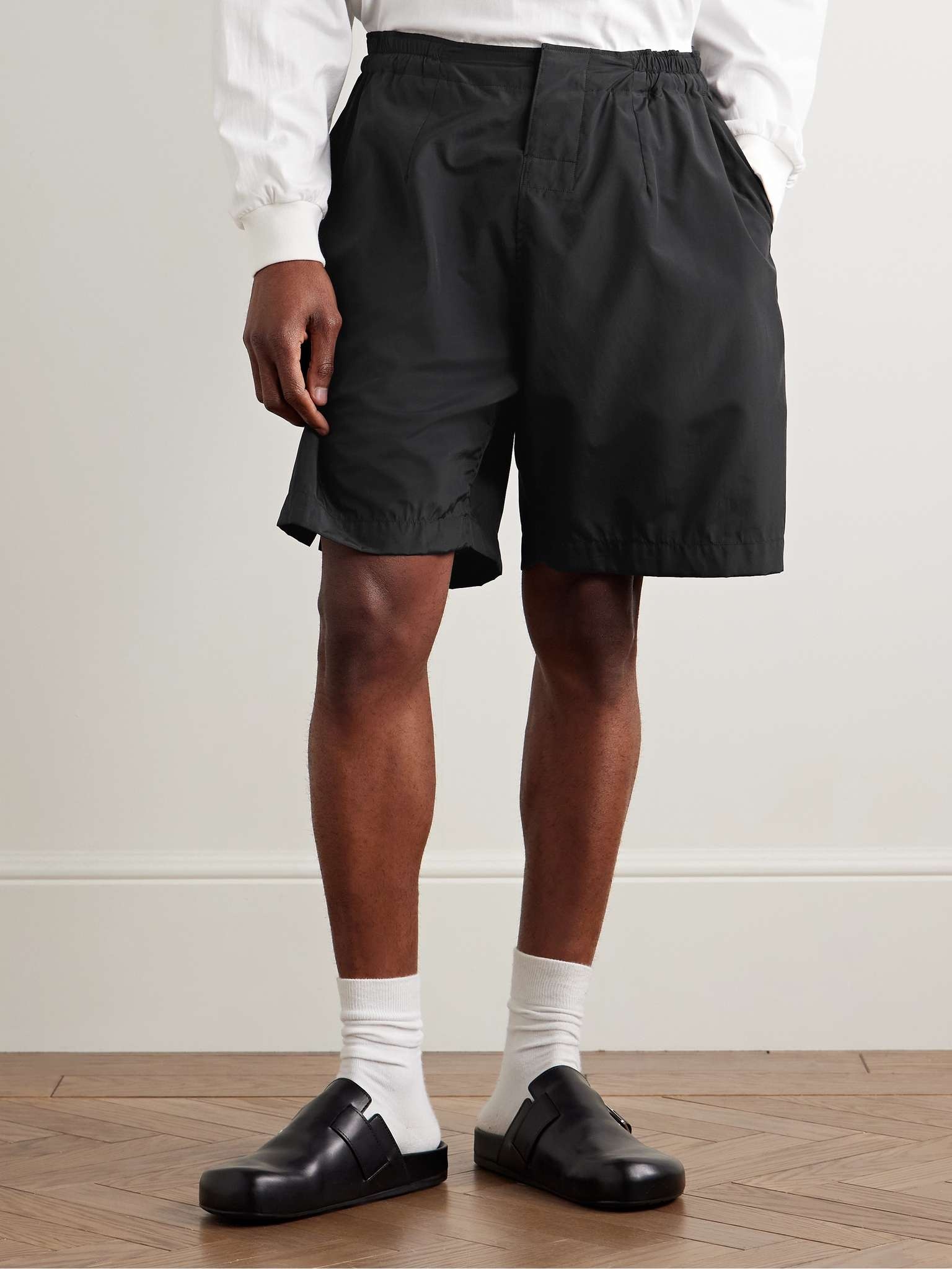 Trainer Straight-Leg Silk-Blend Shell Shorts - 3