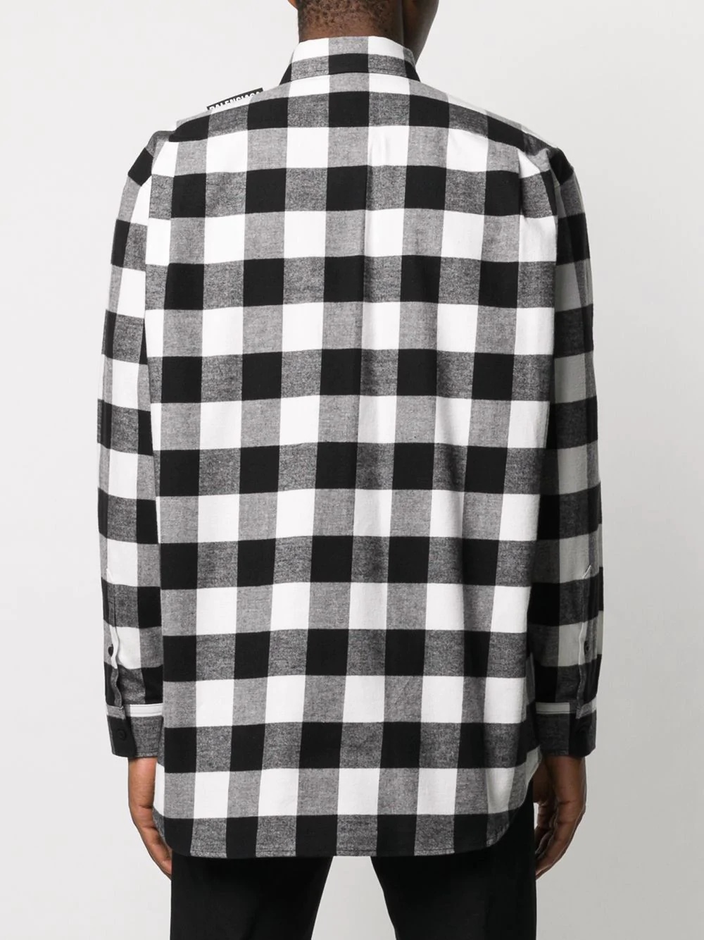 checked cotton shirt  - 4