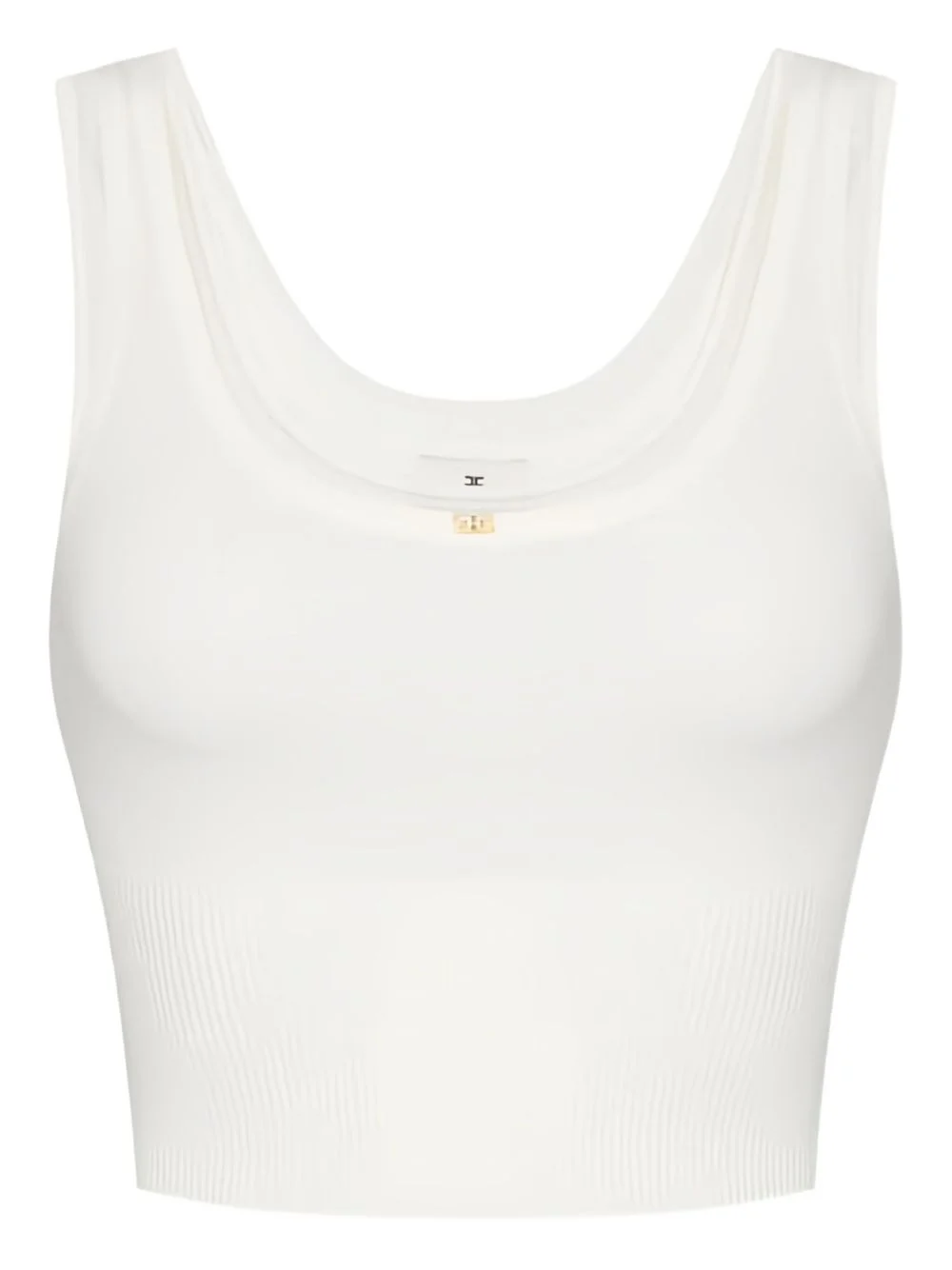 scoop neck tank top - 1