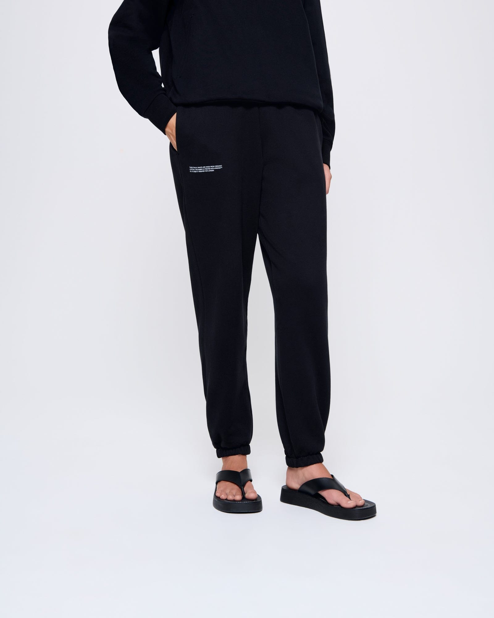 Womens 365 Midweight Track Pants - Black - 3