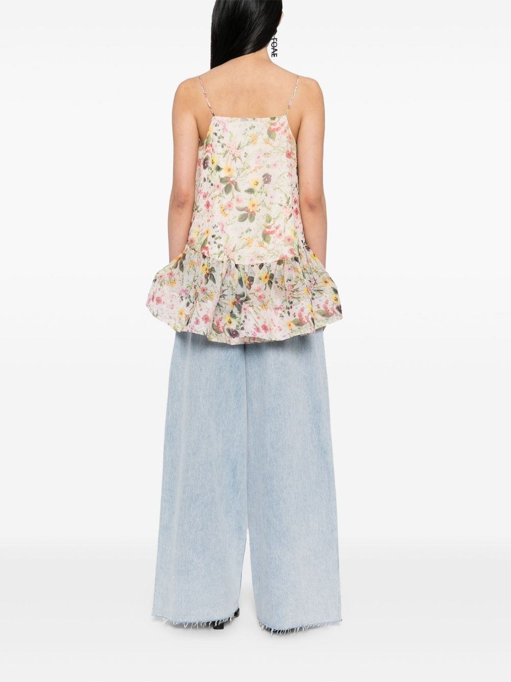 printed chiffon top - 4