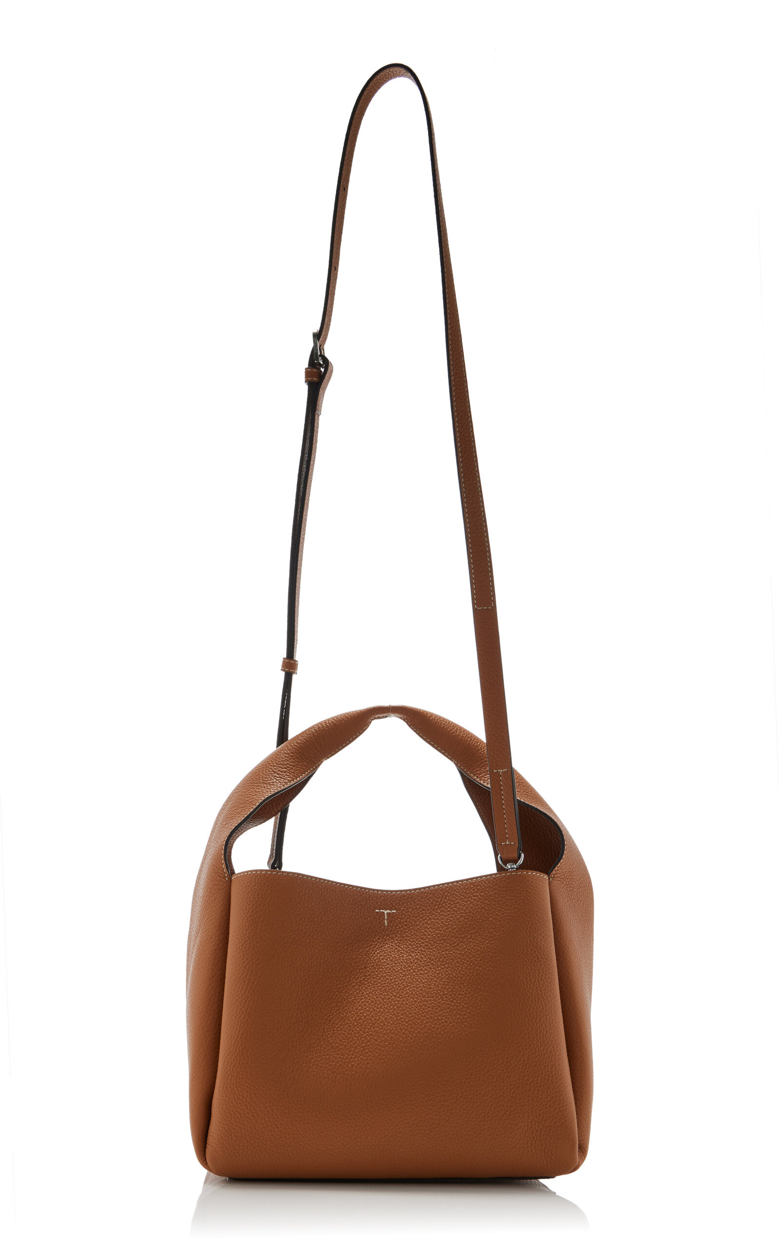 Leather Bucket Bag brown - 4