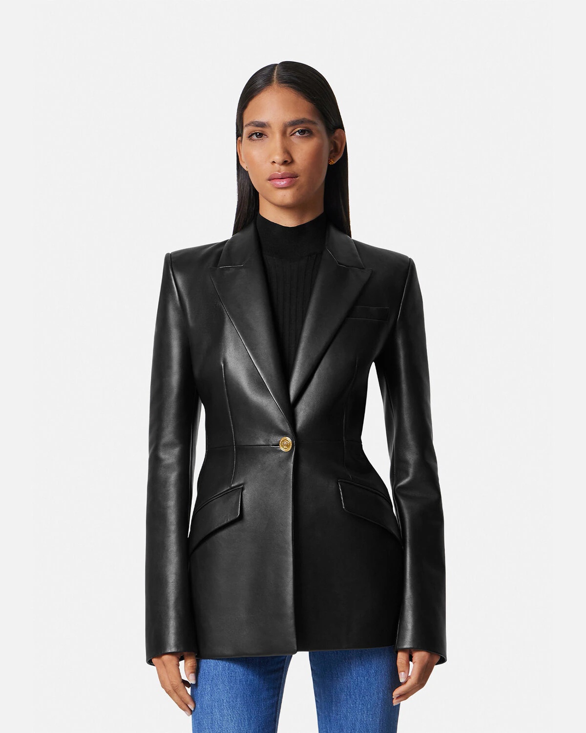 Leather Blazer - 4