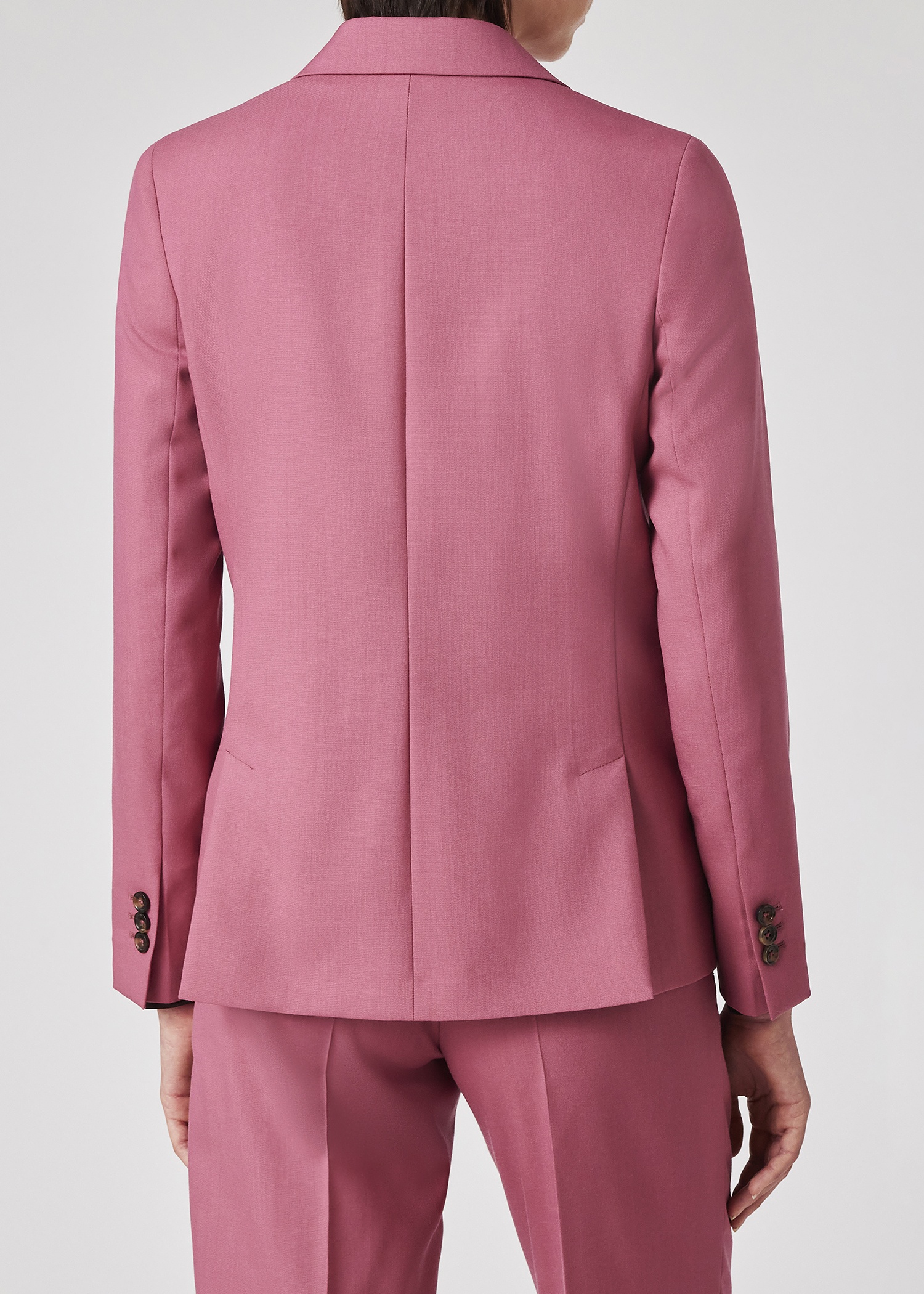 Women's Mauve Wool Blazer - 6