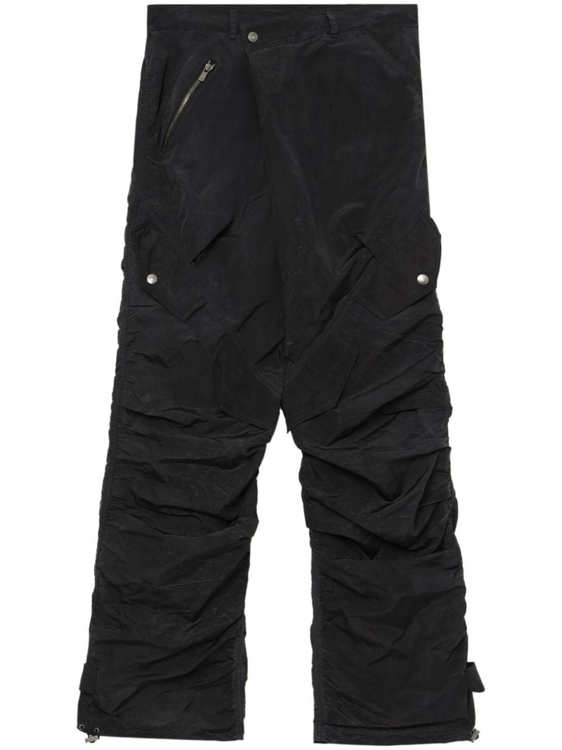 asymmetric wide-leg trousers 1