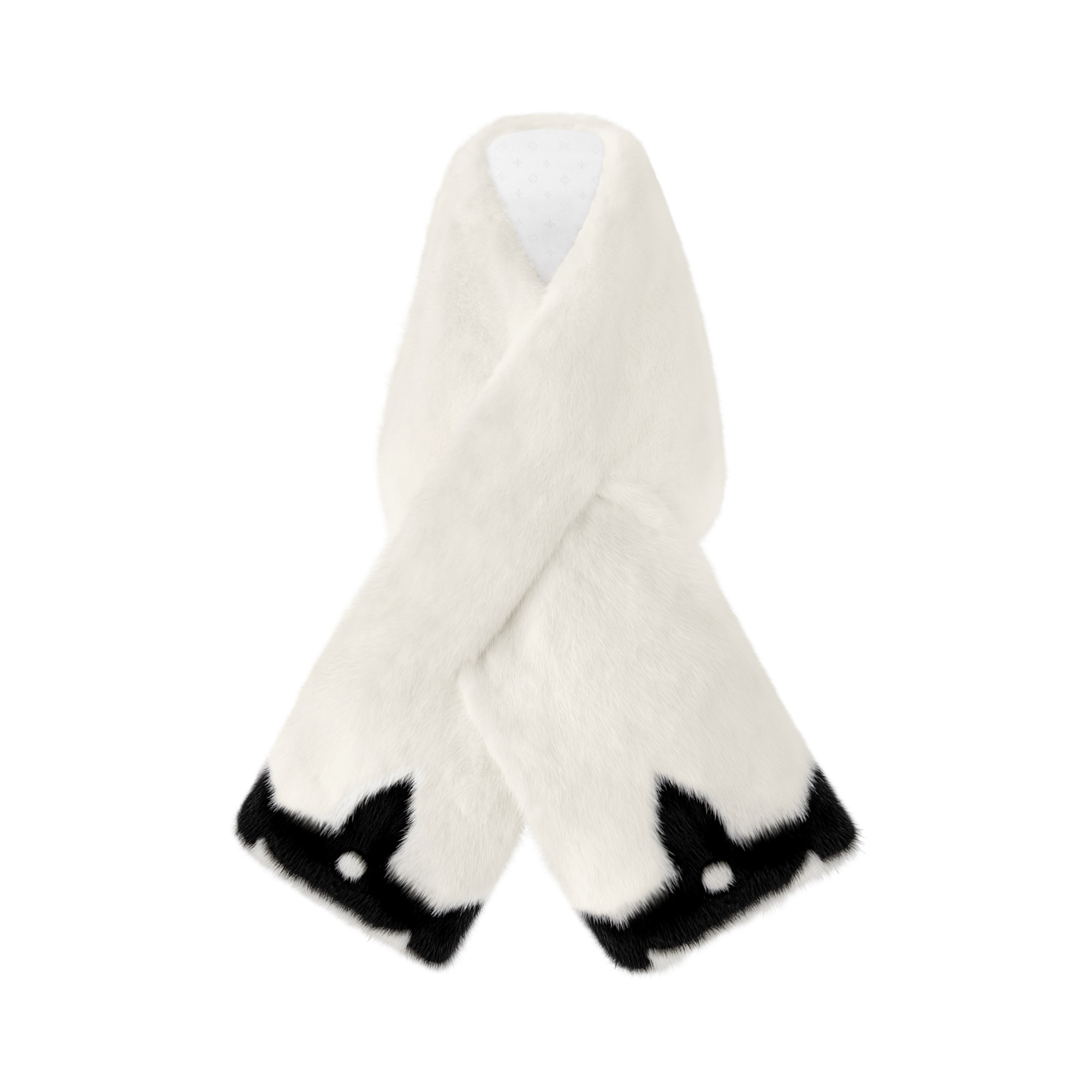 Fur Flowers Scarf - 2