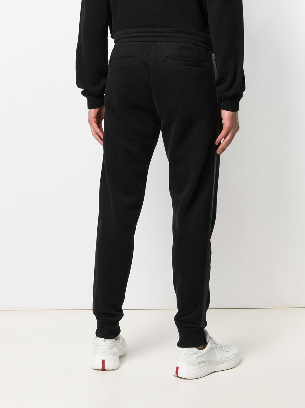 contrast logo track pants - 4