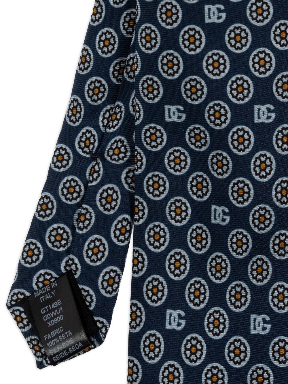 floral-jacquard tie - 3