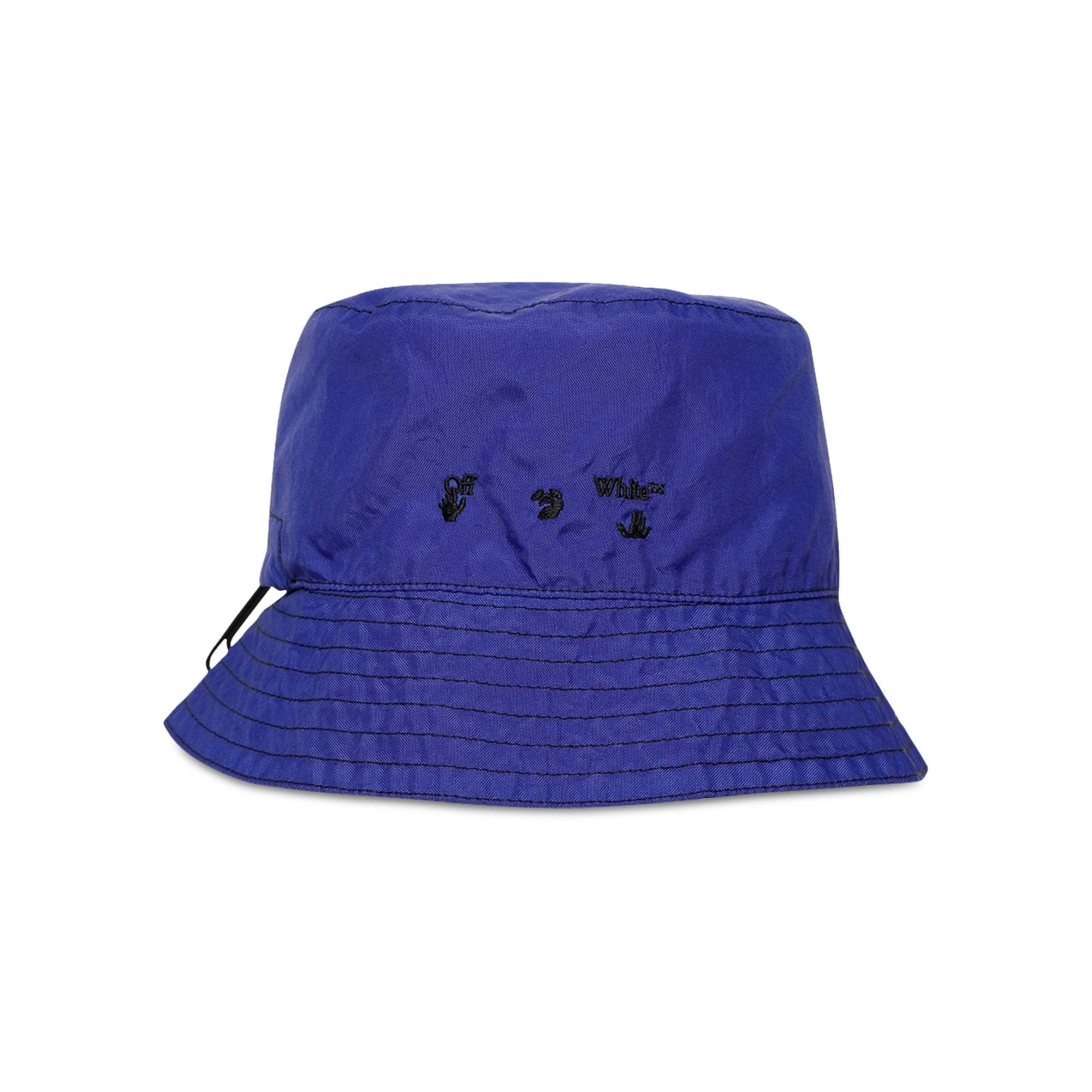 Off-White Logo Bucket Hat 'Blue/White' - 1