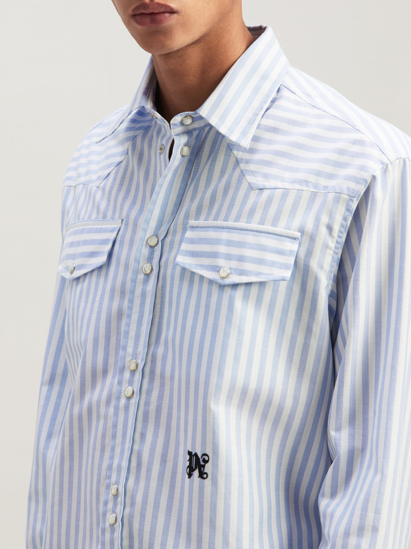 Monogram Striped Shirt 6