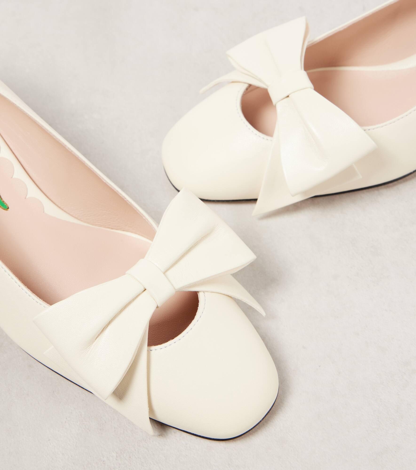Bridal Bowow 45 bow-detail leather pumps - 5