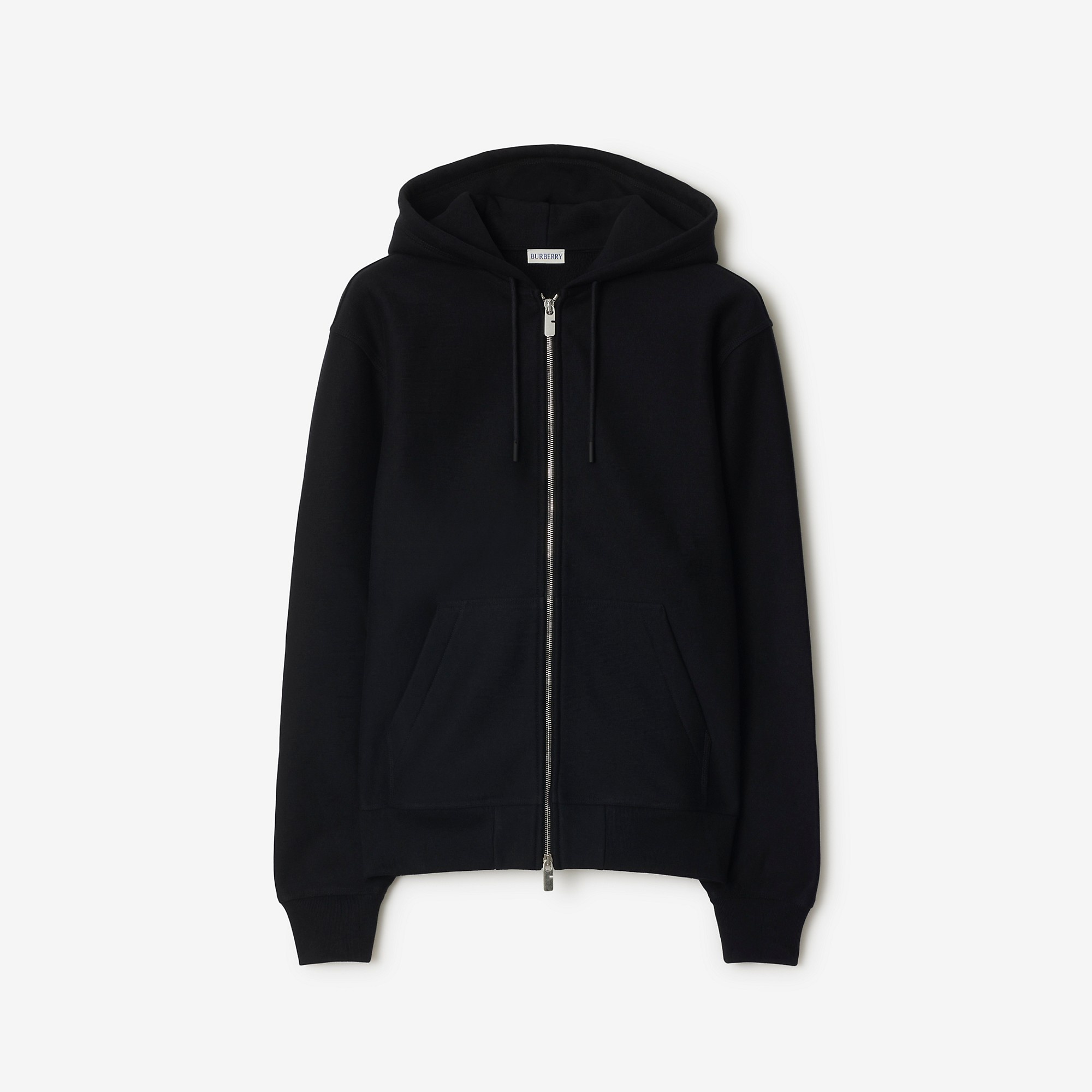Logo Cotton Blend Zip Hoodie - 1