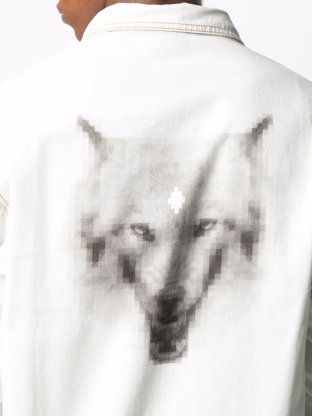 Cross Wolf long-sleeve shirt - 5