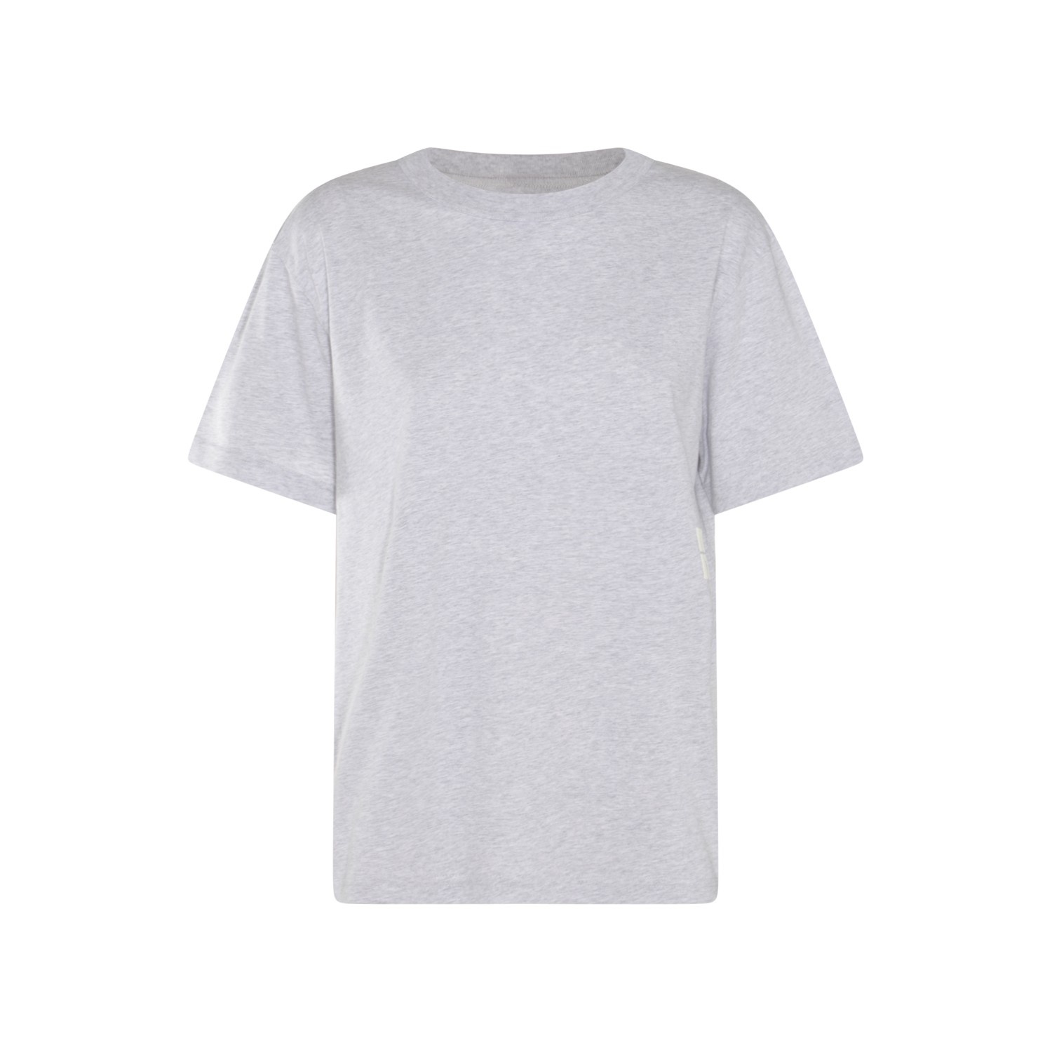 LIGHT GREY COTTON T-SHIRT - 1