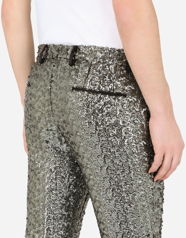 Tailored sequined pants - 5