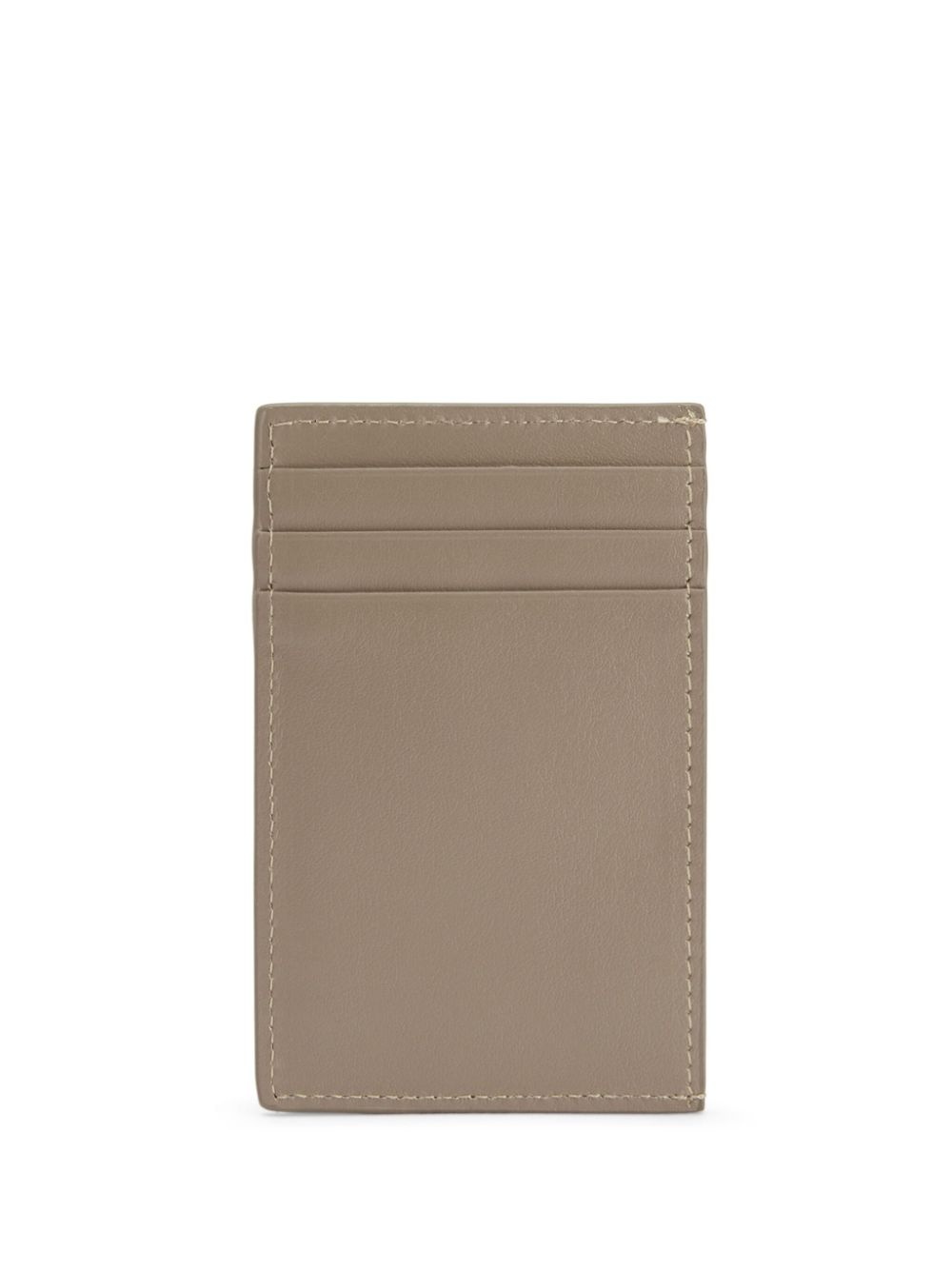 Albert logo-plaque leather cardholder - 2