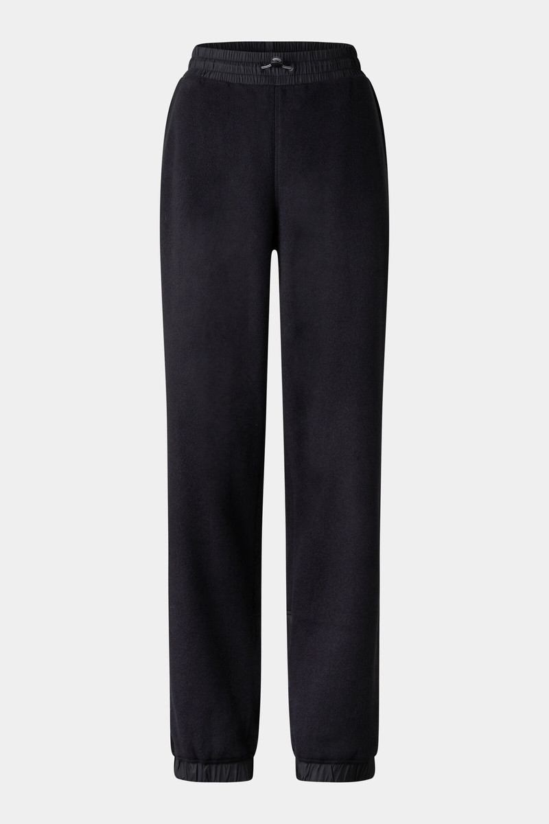 Eila Fleece pants in Black 1