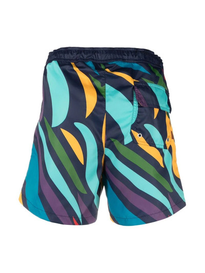 Missoni abstract-print three-pocket swim shorts outlook