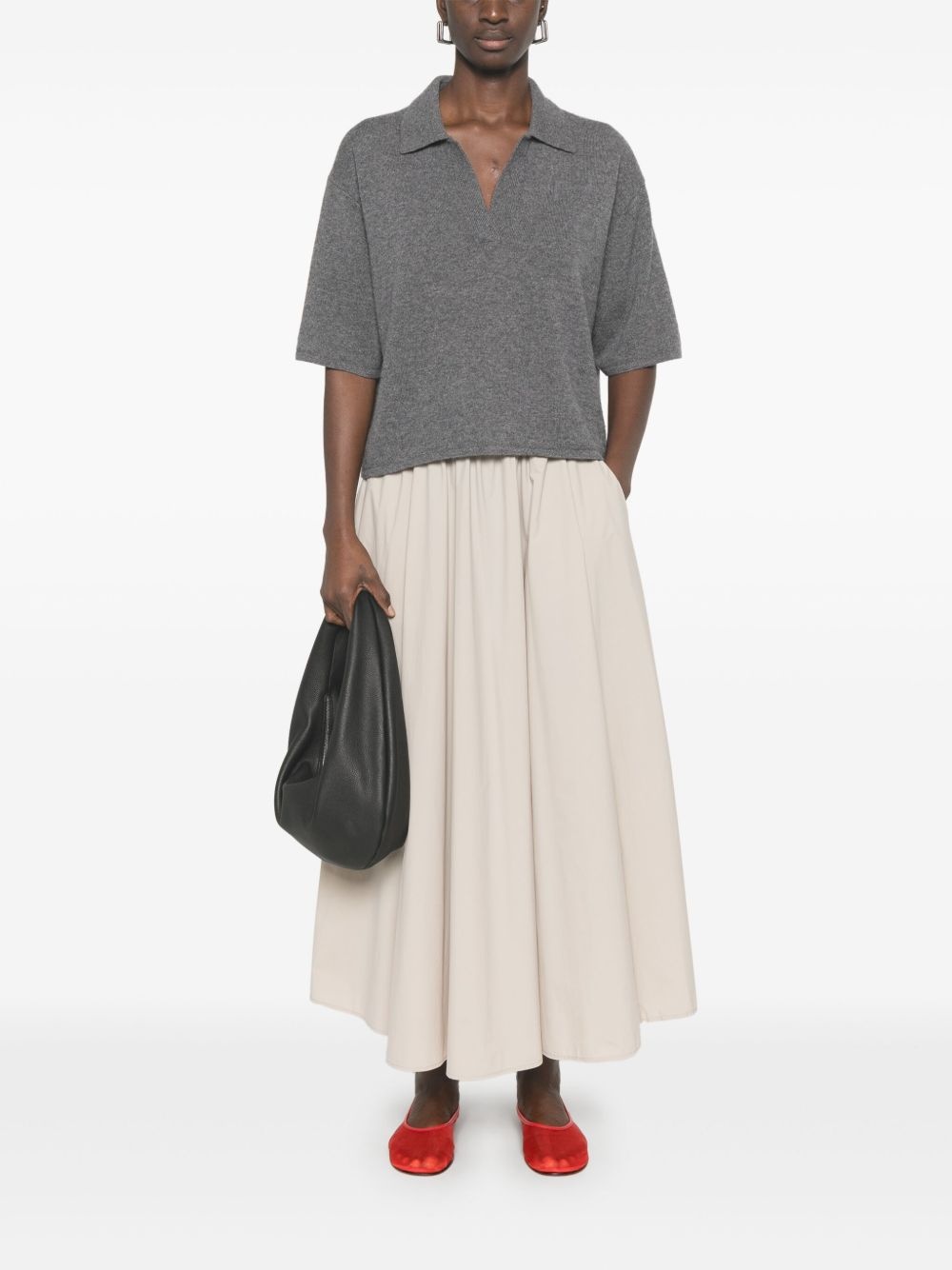 A-line midi skirt - 2