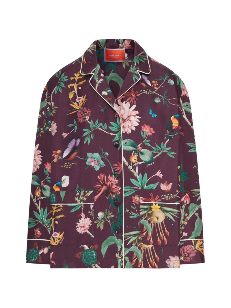 floral-pattern shirt 1
