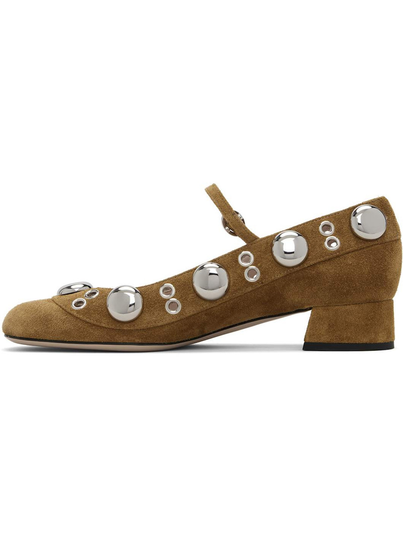 Valentino Tan Nellcôte Mary-Jane Heels outlook