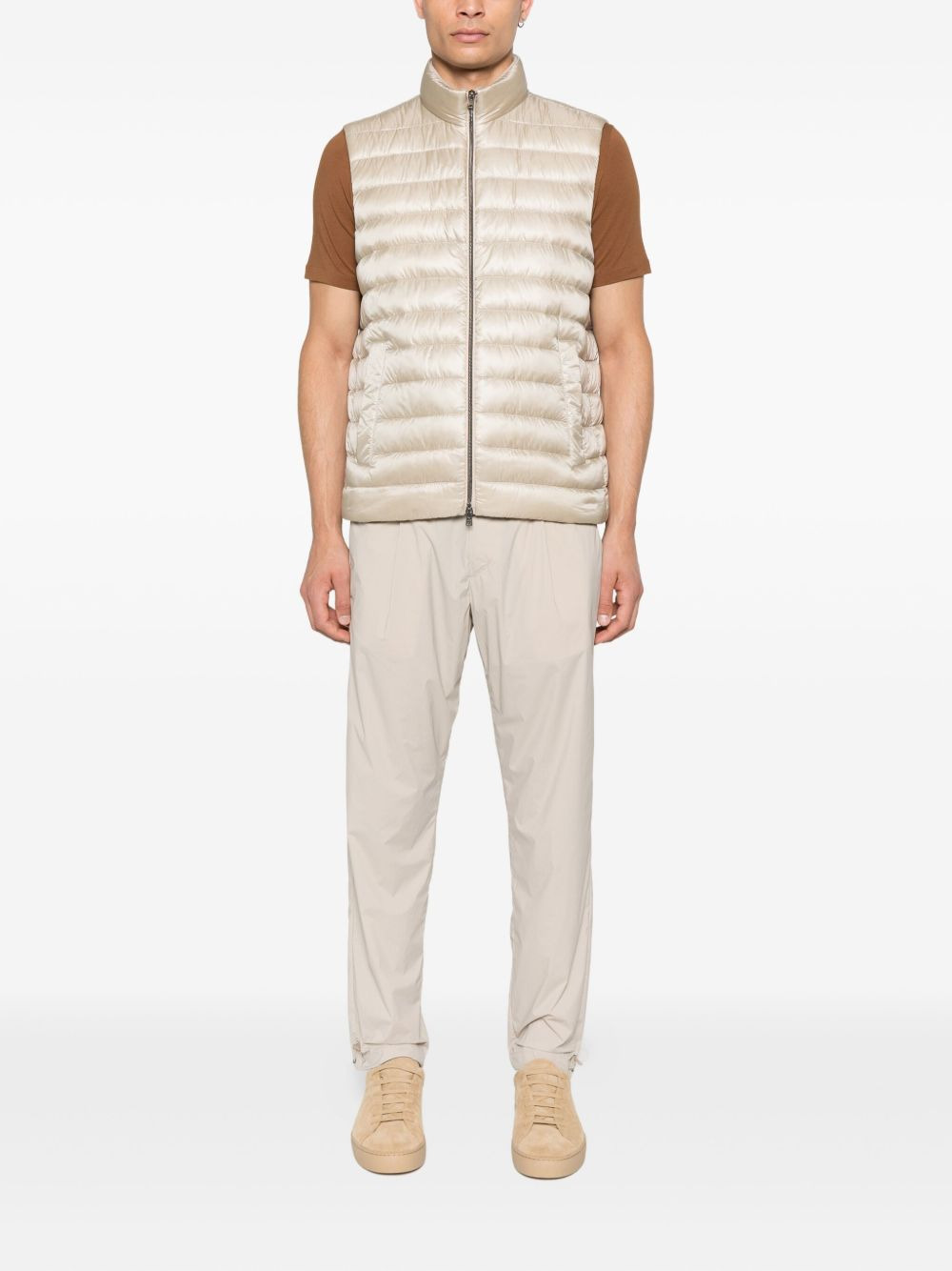 drawstring pleated trousers - 2