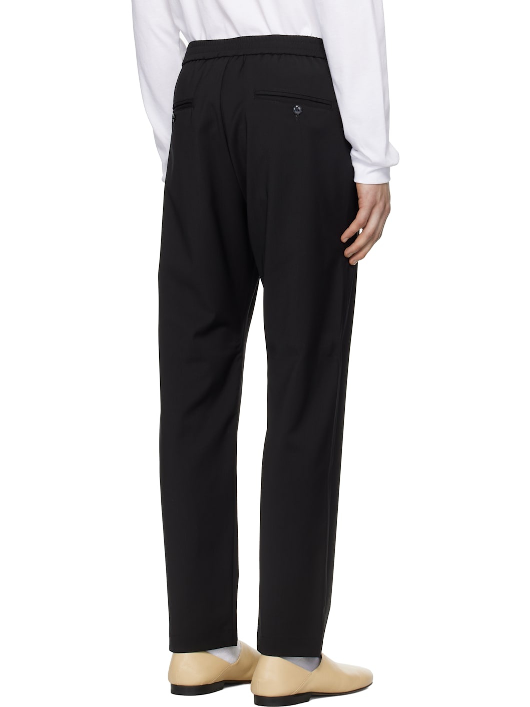 Black Riobarbo Tropical Trousers - 3