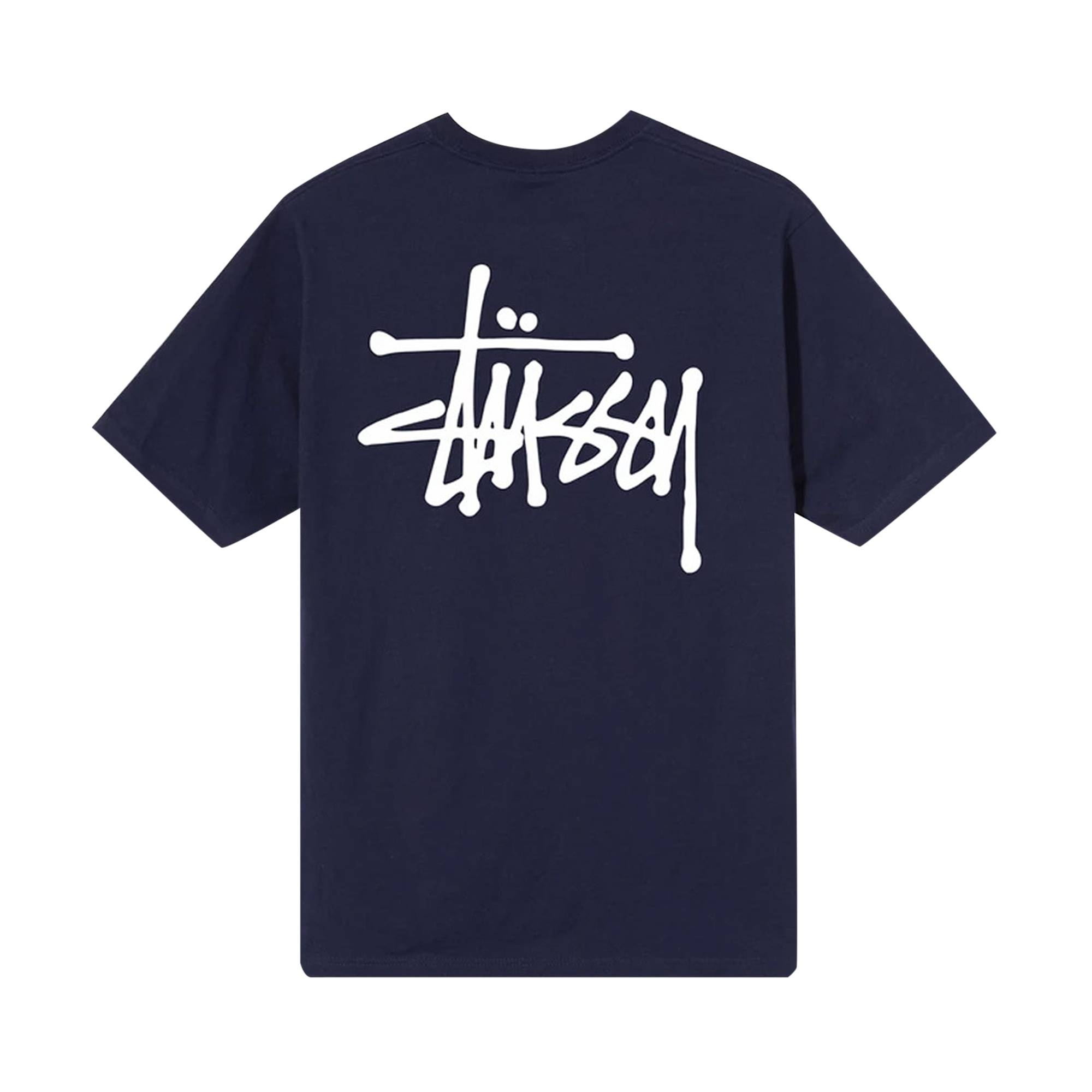 Stussy Basic Tee 'Navy' - 2