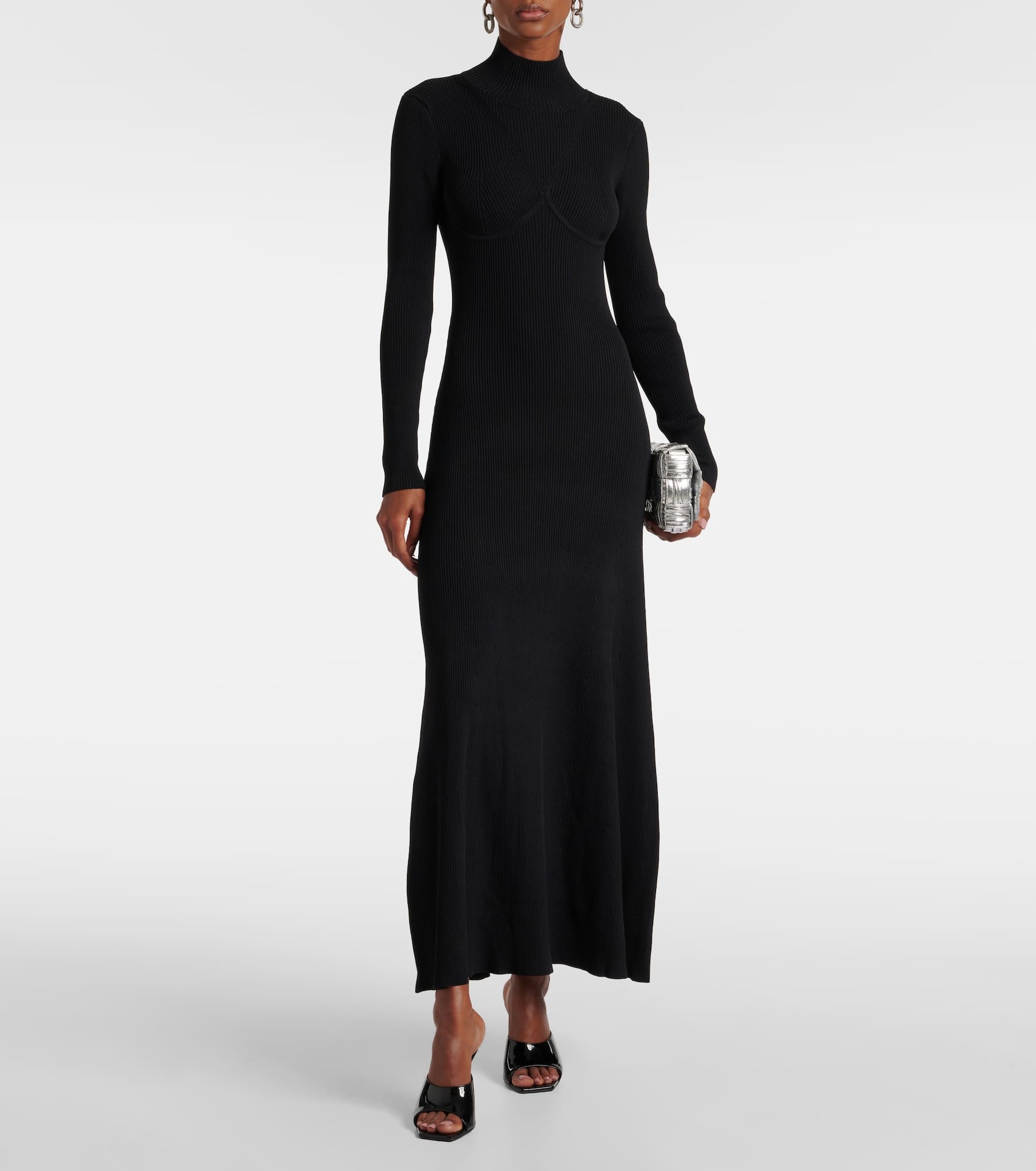 STAUD オブシディアン マキシドレス Staud Obsidian Maxi Dress In Black - 79% Off | Editorialist