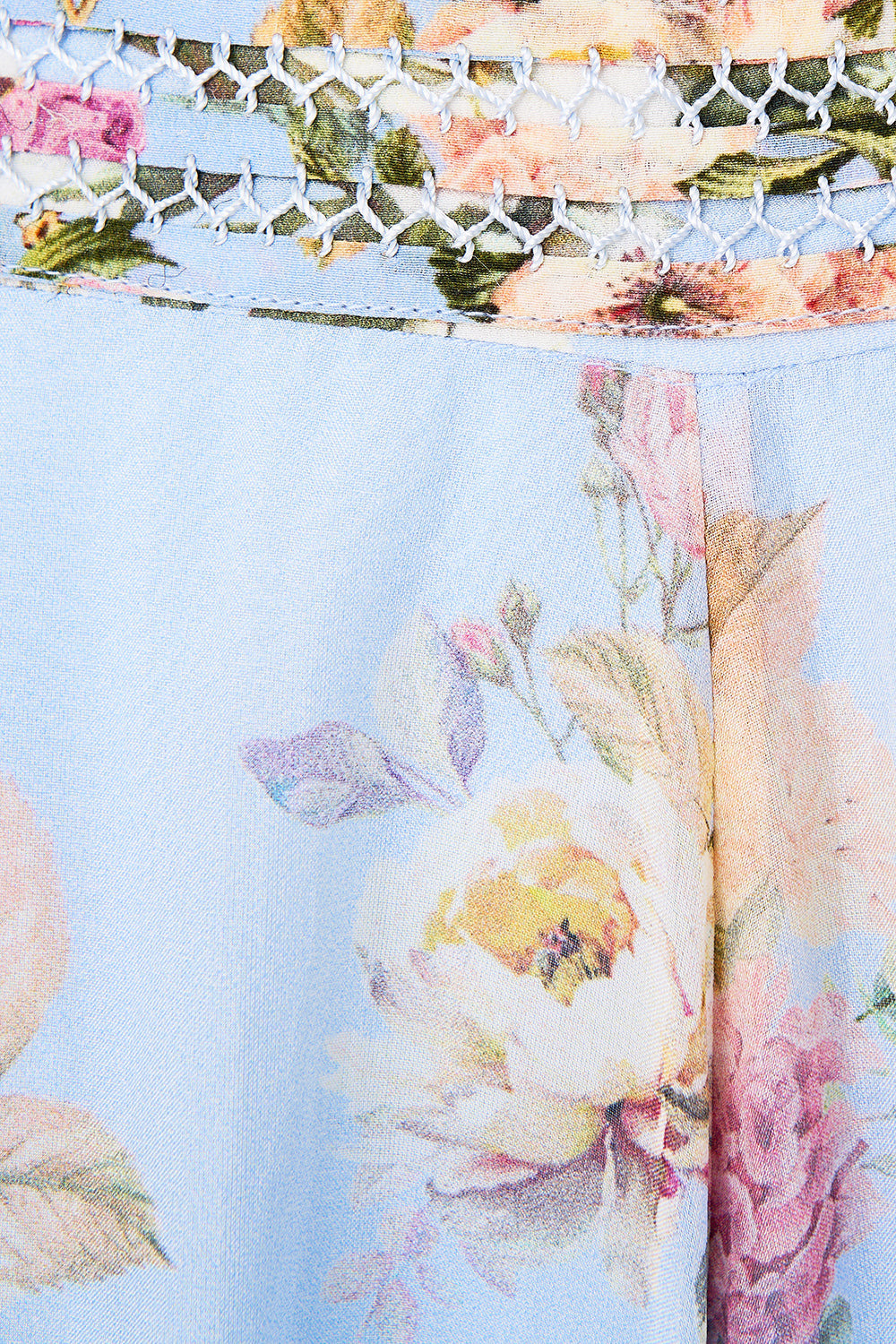 WAISTED WIDE LEG PANT - 7